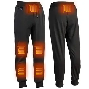 Winter Thermal Hiking Pants Heating Underwear USB Electric Heated