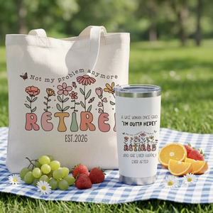 Customize 2026 <b>canvas</b> bag insulated cup gift set as a creative thanksgiving and commemorative gift - Product Image 1