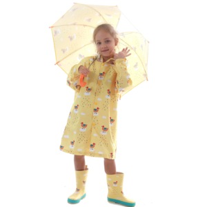 Setelan Jas Hujan, Sepatu Bot Hujan, dan Payung untuk Sekolah, Berkualitas Tinggi, Pakaian Hujan Anak-Anak, Motif Kartun Lucu, Pola Seragam, untuk Cuaca Hujan - Product Image 3