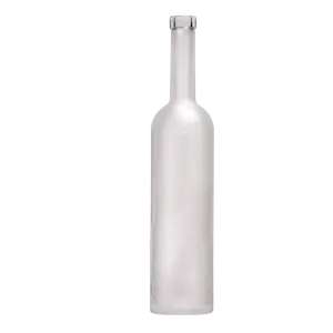 1 litros 1,75 L garrafa de vinho fosco vidro redondo