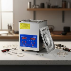 Nettoyeur ultrasonique numérique 2L 40kHz en acier inoxydable 304 avec minuterie pour usage domestique - Product Image 2