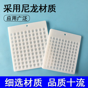 Tablero de conteo de plástico con orificios para clasificar y almacenar monedas, capacidad para 100 cuentas, tamaño mediano - Product Image 5