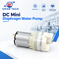 Pompe à air miniature à diaphragme à moteur CC 12V 24V à haute pression, personnalisée, directement de l'usine, pour instruments portables et appareils de beauté