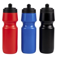 600ml Bouteille d'eau en plastique HDPE sans BPA pour le sport, le cyclisme et les boissons promotionnelles en plein air
