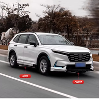 Kit de carrosserie de mise à niveau style DJ pour pare-chocs avant et lèvres arrière, kit de contour pour CR-V 2023 2024 2025, couleur noir et blanc, pièce de modification automobile