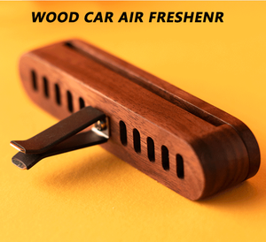 Penyebar parfum mobil, penyebar parfum kayu padat klip penyegar untuk Ventilasi udara mobil meningkatkan bau Interior - Product Image 2