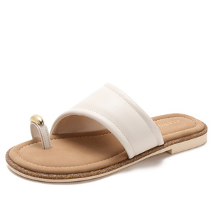 Sandalias Planas de Playa para Mujer, Estilo Romano, Minimalistas Francesas, Transpirables, Antideslizantes, para Vacaciones - Product Image 2