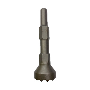 Cincel Profesional de Acero con Alto Contenido de Carbono, Punta de Martillo con Vástago Hexagonal, 12 Dientes, Mango Blanco, para Pisos, Mampostería y Hormigón - Product Image 1