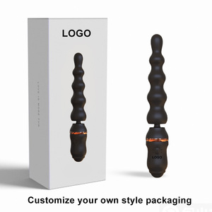 Mainan seks Anal masturbasi vagina wanita pemijat prostat pria steker bokong manik-manik Anal bergetar silikon untuk pria wanita orgasme - Product Image 6