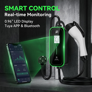 Cargador Portátil para Vehículos Eléctricos Tipo 1 con Carga Integrada, Aplicación Tuya, WiFi, Bluetooth, Monofásico, 7KW, 100-240V - Product Image 1
