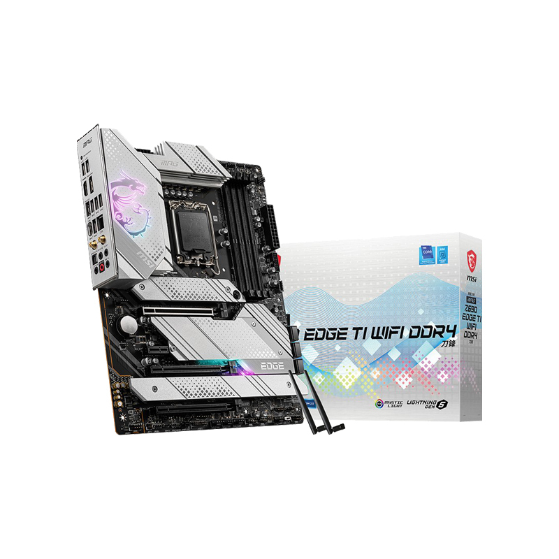 MSI MPG Z690 EDGE TI WIFI DDR5 LGA1700 ATX White Motherboard