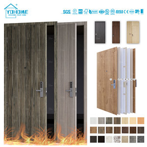 Puerta cortafuegos laminada compacta Europea HPL EI 60 Sa Puerta cortafuegos con marcado CE <span class=keywords><strong>EN</strong></span> 16034 Puerta HPL resistente al fuego de 60 minutos - Product Image 1