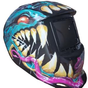 Casco de soldadura de cara completa automático <span class=keywords><strong>Digital</strong></span> de oscurecimiento automático con lente de sombra automática solar al por mayor protector facial de diseño abatible de plástico - Product Image 6