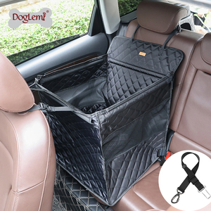 Venta al por mayor ajustable de lujo perro asiento de coche cama estilo moderno plegable impermeable pequeño mascota asiento de coche hamaca - Product Image 4