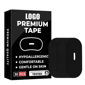 Plester Mulut untuk Perawatan Kesehatan 30 lembar dalam Kotak Timah Kualitas Sama Warna Plester Mulut untuk Pernapasan Lebih Baik Pita Perekat Kuat untuk Menutup Mulut - Product Image 2