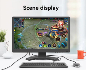 Moniteur de jeu pour bureau à domicile 15,6 pouces IPS TN 1920x1080, 75Hz, écran large LCD LED pour ordinateur de bureau, écran IPS HDR, prix OEM - Product Image 6