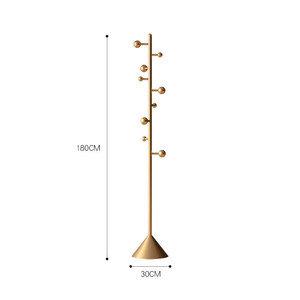 Perchero de pie moderno y sencillo de hierro con diseño de cactus, colgador de sombreros estable para dormitorio y mobiliario del hogar - Product Image 3