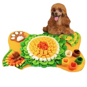 Tapis d'interaction interactif en forme d'arachide pour chiots, tapis d'alimentation à libération lente pour chiens, tapis de friandises pour chiens - Grande Vente - Product Image 4