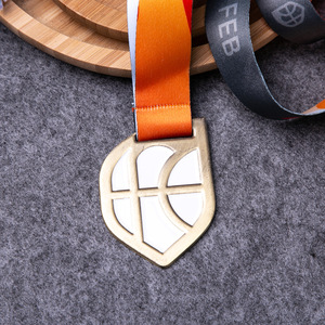Médailles personnalisées en métal or argent et bronze pour les sports scolaires et les médailles en feuille d'or marathon Médailles laquées vintage - Product Image 6