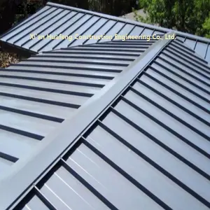 Standing Seam Metal Roof Sheet cor chapa de aço inoxidável ppcg decorativos zinco metal telhados revestidos cor aço chapa