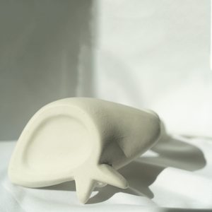 Jarrón de Piso de Cerámica Blanca Moderna y Sencilla, Escultura Abstracta de Pensador, Jarrón de Porcelana Retro para Hogar, Bodas, Floreros, Jarrones, Hoteles - Product Image 4