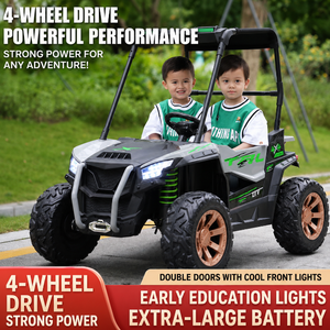 Nouvelle voiture électrique télécommandée 12V à batterie pour enfants Tracteurs à roues avec fonction MP3 pour enfants - Product Image 3