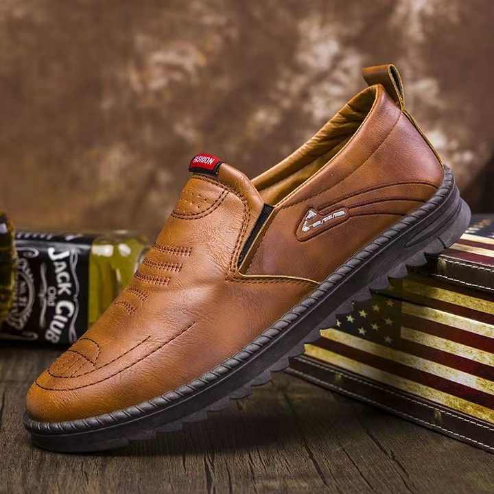 Non-slip Genuine Leather Footwear - Spring/summer Men's Casual Shoes