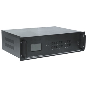 สวิตช์เมทริกซ์วิดีโอ 16x16 4K30 พร้อมรองรับ DVI//HDCP โครงโลหะและแผงควบคุมแบบกดปุ่ม/RS232 - Product Image 2