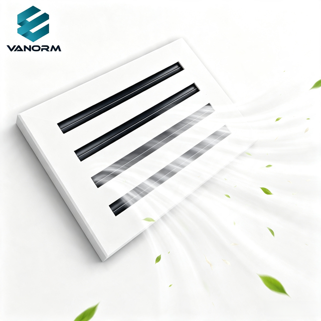 Modern 12x8 AC Vent Cover Decorative White Aluminum Alloy Linear Slot Diffuser for Air Basement Warehouse Living Room Workshop