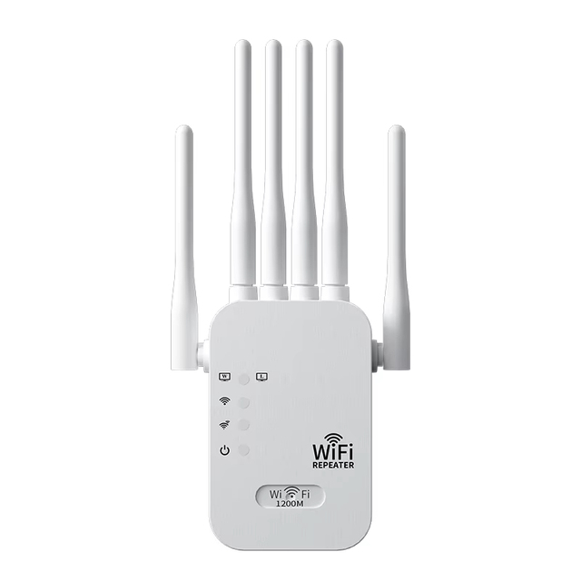 Outdoor WiFi Extender 1200Mbps Long Range WiFi Extenders Signal Booster for Home Range up to 10000 Sq.ft Internet Extender