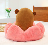Peluches Capybara Fleur de Lotus, Jouets en Peluche Mignons et Doux, Animaux en Peluche Capybara de Dessin Animé, Poupées en Peluche Super Douces avec Rembourrage en Coton PP, Cadeau