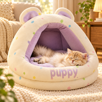 Lit pour animaux de compagnie OEM ODM, lit douillet pour chat, lit pour petit chien, fournisseur en gros