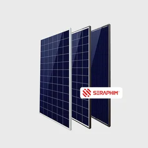 Tier 1 Seraphim Panel Surya 430 Mm, Bermerek Mono 435W 440W 445W 9BB Perc Sel Setengah Panel Surya 166Mm Bingkai Hitam Dapat Diterima 3 Kali EL