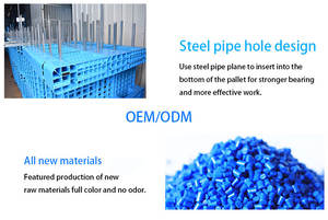 Offre Spéciale fournisseur de palettes en plastique bon marché <span class=keywords><strong>1200x1000</strong></span> palette en plastique de stockage d'entrepôt industriel robuste à vendre - Product Image 2