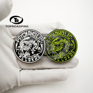 Nouveau Design Support Logo Creative Durable Émail Personnalisé Broches Code Noir - Product Image 5