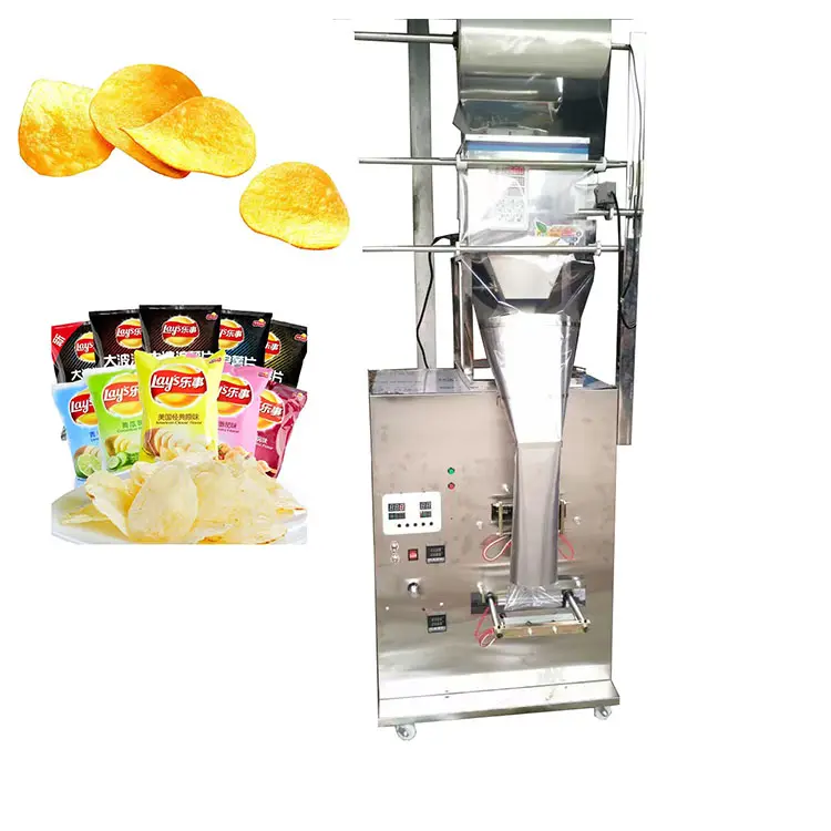 back seal pistachio bag packing machine with large packing range 30-1000g with date printer and cursor