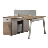 Table de dessin en bois moderne et écologique, configuration de bureau, postes de travail modulaires, rangement avec tiroirs, cloisons de bureau