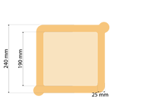 Lot de 20 assiettes carrées en papier, grandes (9,5 pouces), pour 21 portions, résistantes au lave-vaisselle, micro-ondables, multi-usages et écologiques, faciles à déchirer