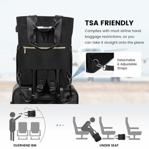 Zaini da <span class=keywords><strong>Donna</strong></span> di Lusso LOVEVOOK all'Ingrosso Borse Firmate da Ragazza per Scuola Viaggio Lavoro <span class=keywords><strong>Zaino</strong></span> Porta PC da 15.6 17 Pollici - Product Image 4