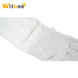 ถุงมือเลี้ยงผึ้งไซส์ XX-Large หนังแกะผสมผ้าฝ้าย ป้องกันแขนยาว นุ่มสบาย นิ้วโป้งตรง ระบายอากาศได้ดี สำหรับผึ้งน้ำผึ้ง - Product Image 2