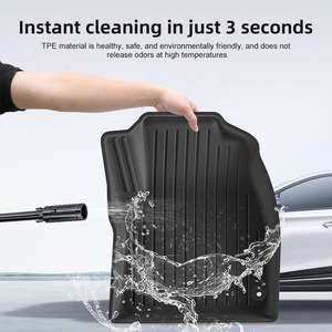 Tapis de sol et doublure de coffre personnalisés en TPE pour Mitsubishi <span class=keywords><strong>Outlander</strong></span> 2023-2024 (conduite à droite) – Ensemble complet de protections de voiture imperméables - Product Image 2