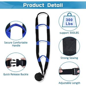 Pull up Assist Device with Handle Strap Rope <b>Ladder</b> Caddie Helper Recovery Patient Padded Hand Grip Bed <b>Ladder</b> Assist - Product Image 3