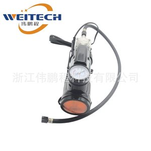 เครื่องสูบลมยางรถยนต์พกพา Weitech 150Psi แบบกระบอกเดี่ยว พร้อมไฟ LED ปั๊มลมฉุกเฉิน - Product Image 2