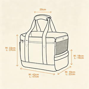 Pet Travel Bag For Outdoor Soft Pet <b>Carrier</b> Dog Cat Luxury Multi-function Custom Color Logo <b>Puppy</b> <b>Carrier</b> Bag - Product Image 1