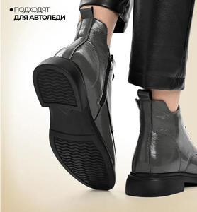 Directo DE FÁBRICA DE China, zapatos formales de cuero genuino, botas tácticas de charol brillante de microfibra - Product Image 3