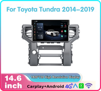 Lecteur multimédia automobile Android Qualcomm Krando 14,6'' pour Toyota Tundra 2014 - 2021 Navigation GPS CarPlay sans fil Unité principale 4G