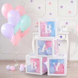 Transparent <b>PVC</b> Custom Name Balloon Box for Birthday Party Decorations-Waterproof & Durable - Product Image 5