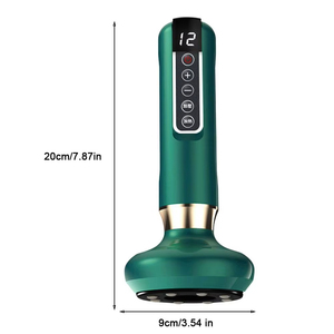 Masajeador de ventosas con 12 niveles de succión al vacío, alimentado por USB, anticelulítico, con calefacción, para adelgazar el cuerpo, para uso doméstico y hotelero LM25130 - Product Image 1