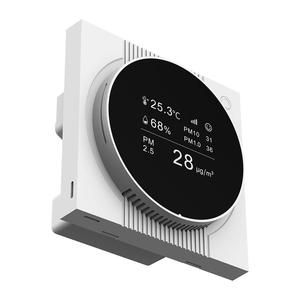 เซ็นเซอร์ตรวจวัดคุณภาพอากาศภายในอาคาร 9 in 1 Zigbee ตรวจวัดอุณหภูมิ ความชื้น CO2/TVOC/PM2.5/PM1.0/PM10/HCHO/ความสว่าง - Product Image 5