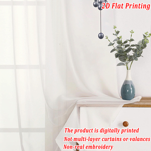 COSENNATUR Rideau occultant transparent personnalisé pour Noël, 100 % polyester, passe-tringle, impression numérique 2D, moderne, toutes saisons, pour les fêtes - Product Image 5